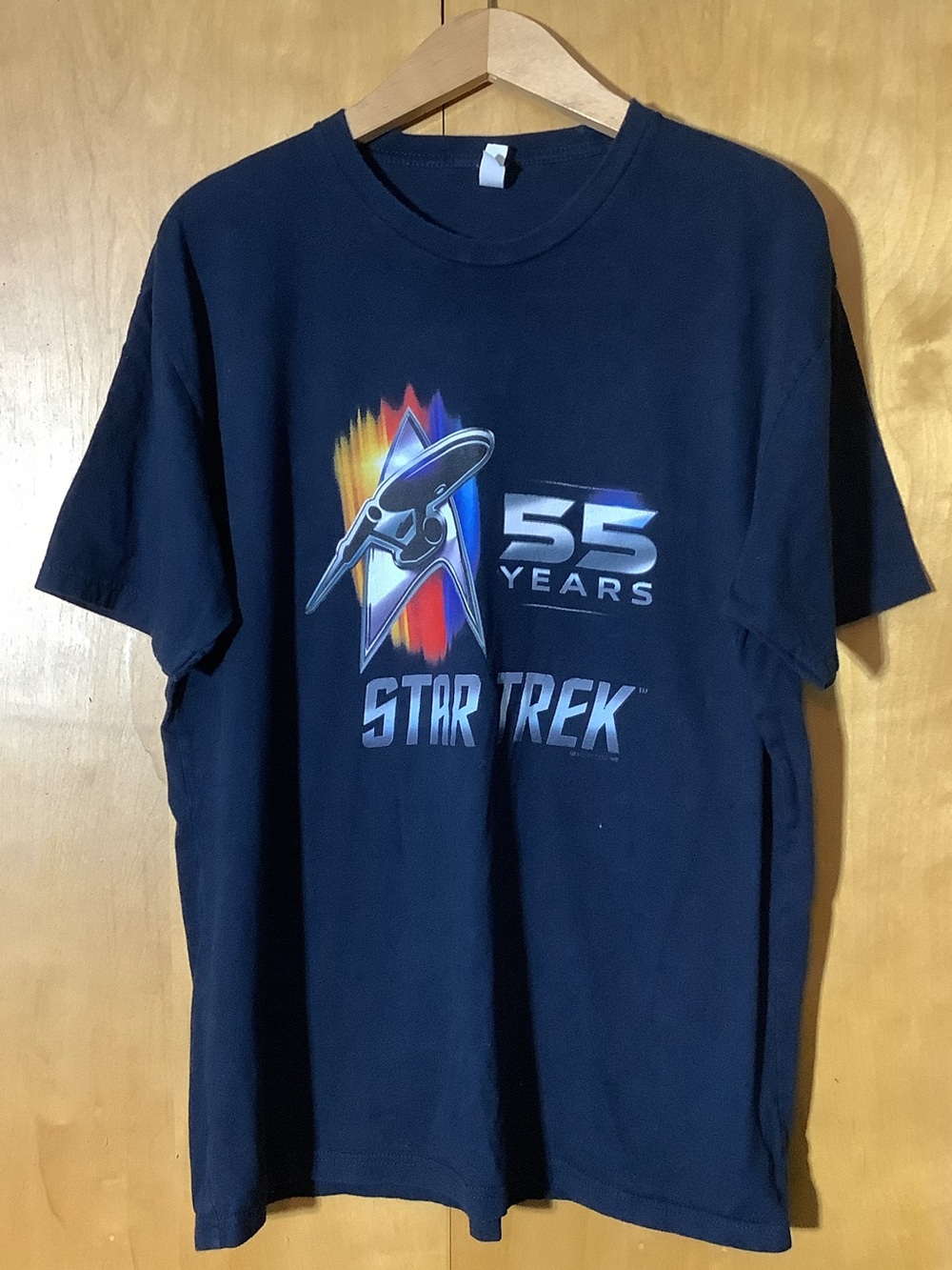 Star Trek 55 years Enterprise Tshirt, size XL